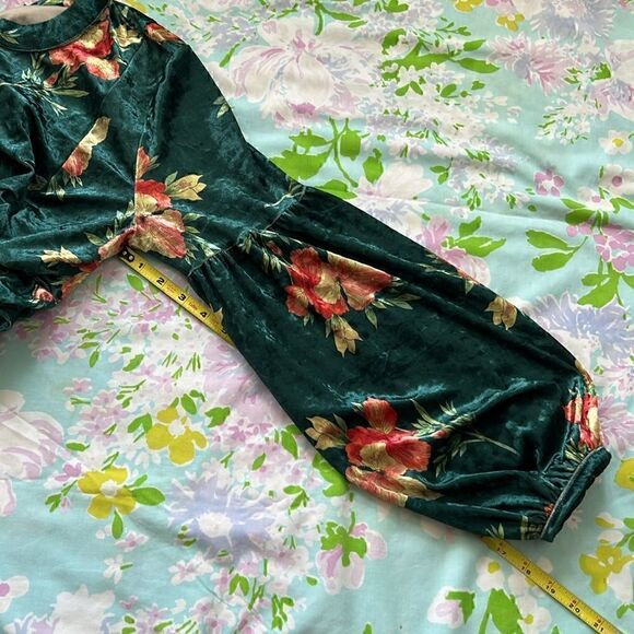 Nasty Gal x Lucy Wang Velvet Tunic Dress - L - Picture 12 of 14